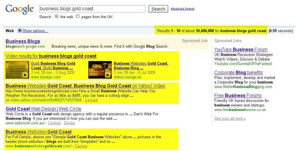 TOP 30 GOOGLE RESULTS GUARANTEED google-4oftop5-2videos
