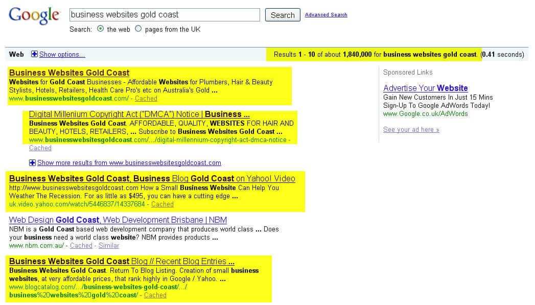 TOP 30 GOOGLE RESULTS GUARANTEED google-4oftop5