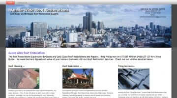 Sample Roof Restorations Website