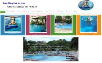 Creating Southport Business Websites - Sample Pool Services Website